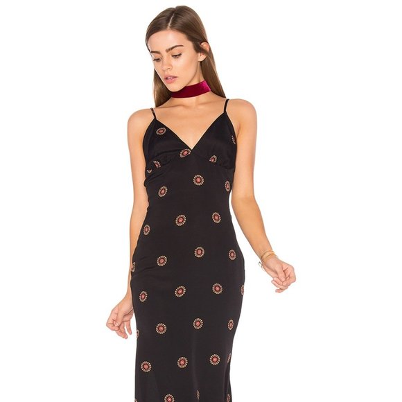 NWT Flynn Skye Paris Maxi Dress Sunflower Nights - Picture 2 of 9